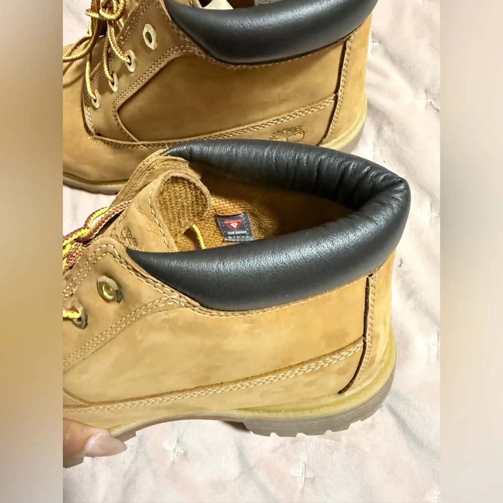 Timberland Premium Waterproof Chukka Boots Wheat Nubuck Men’s 11.5